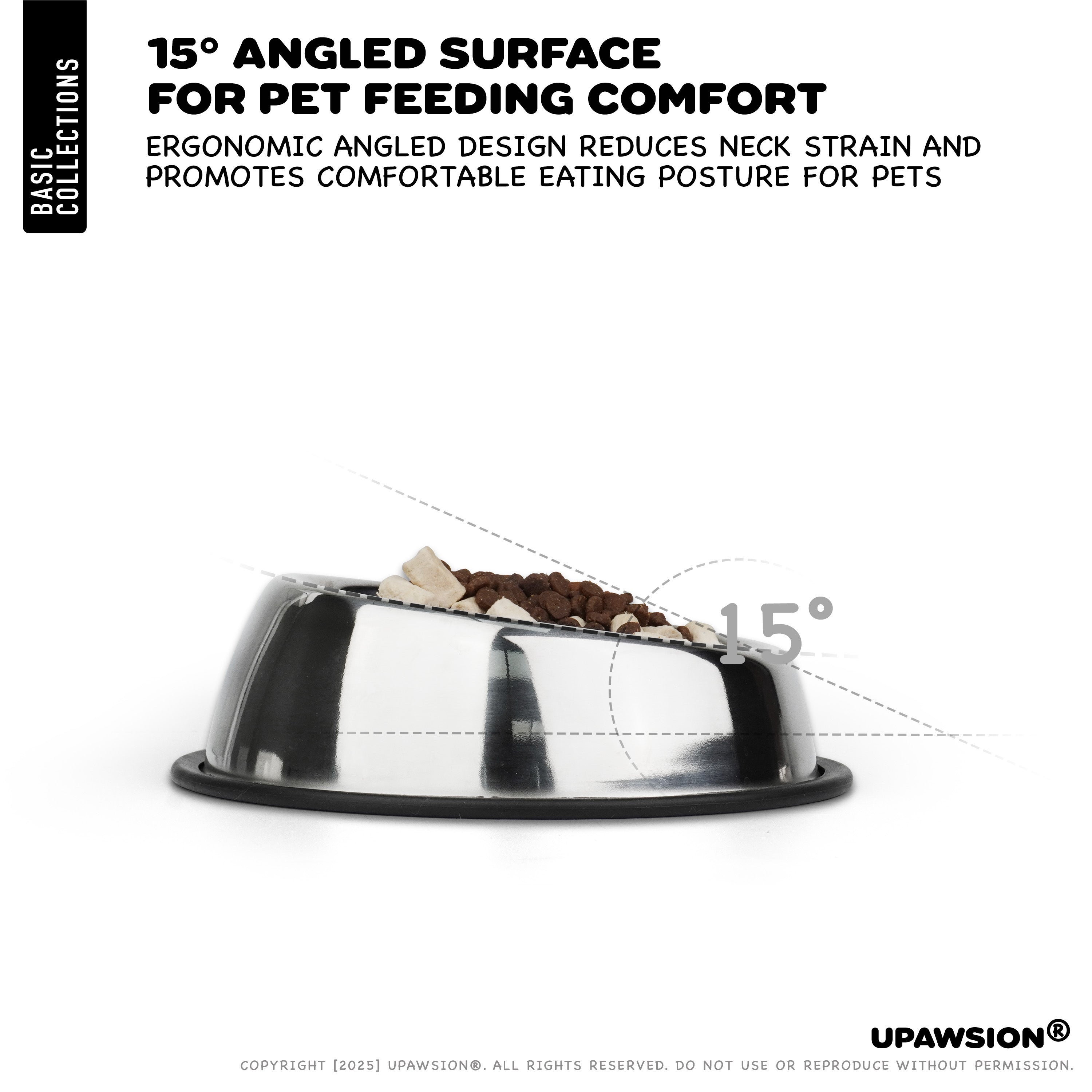 Stainless Steel Anti-Slip Pet Bowl