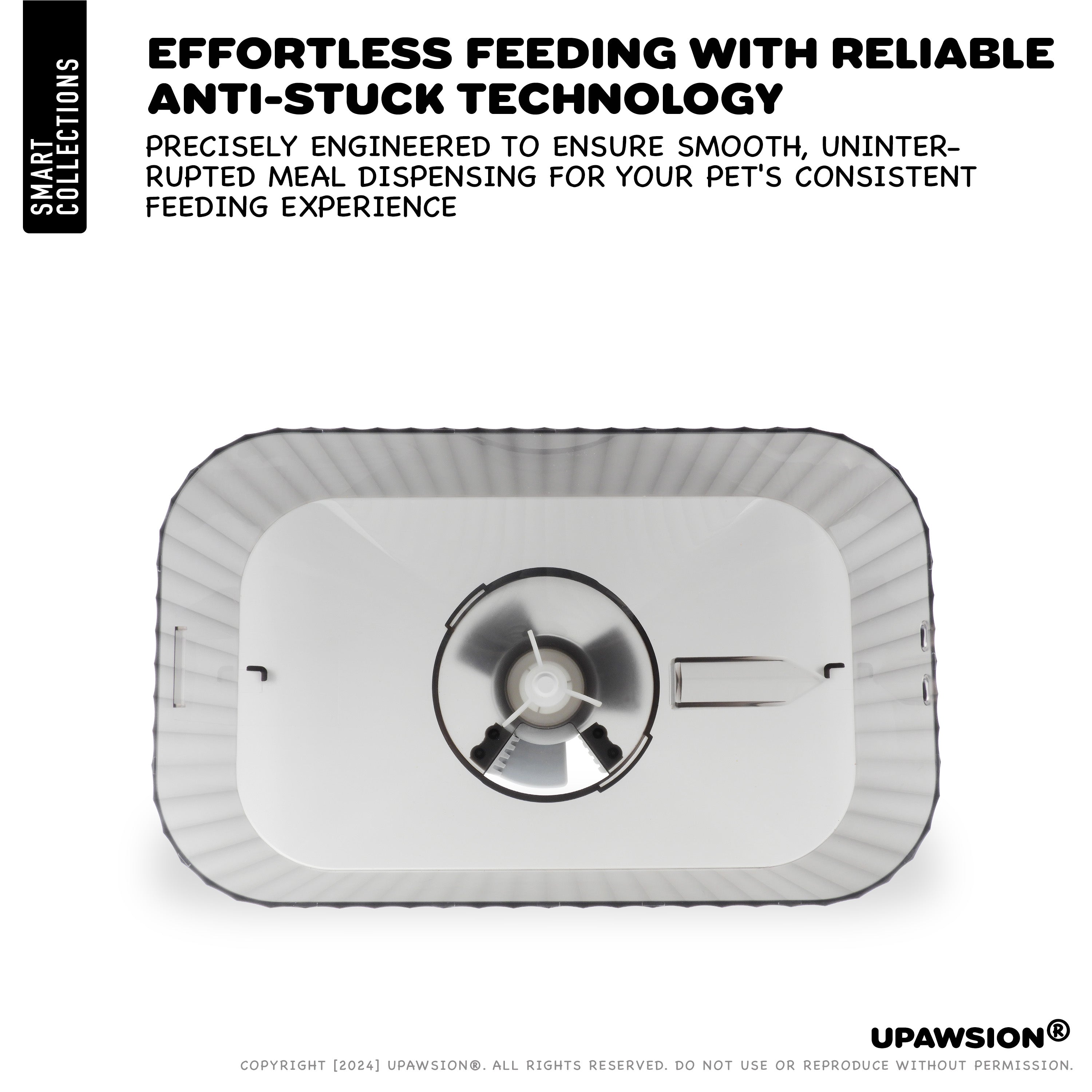 Smart Automatic Pet Feeder - Double Bowl UPawsion Horizontal Feeder