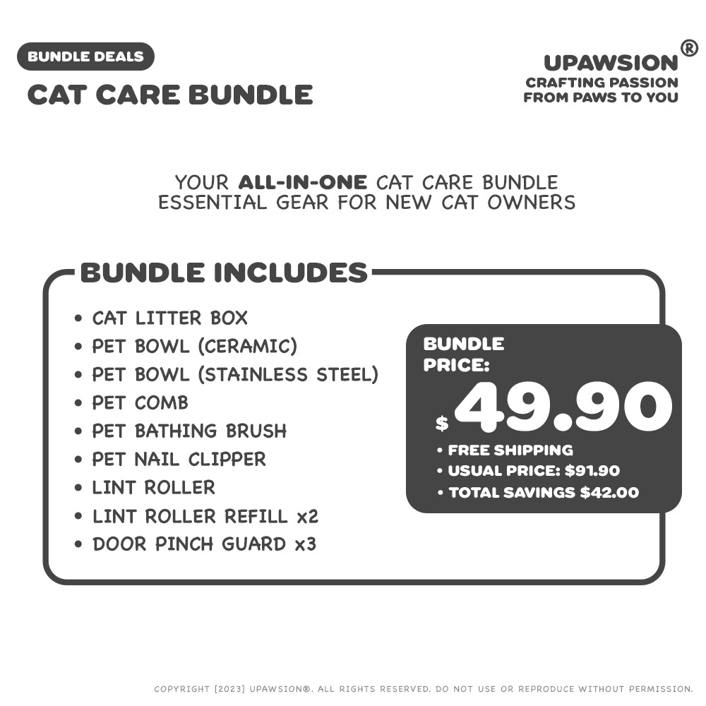 UPawsion Cat Care Bundle