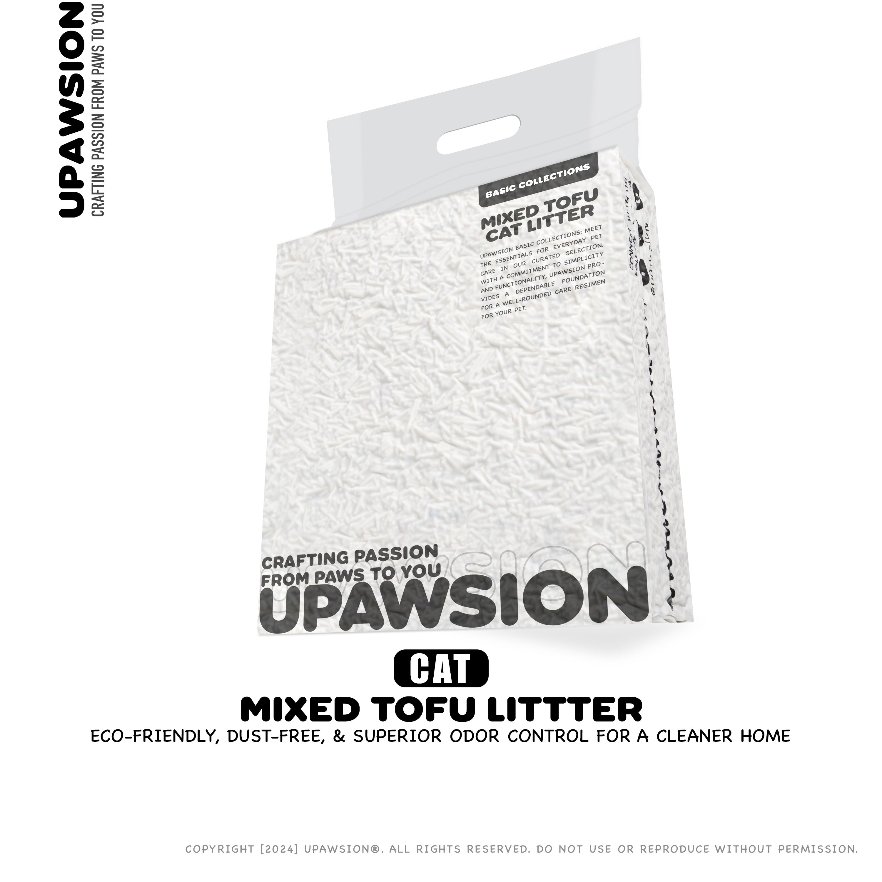 UPawsion Premium Mixed Tofu Cat Litter