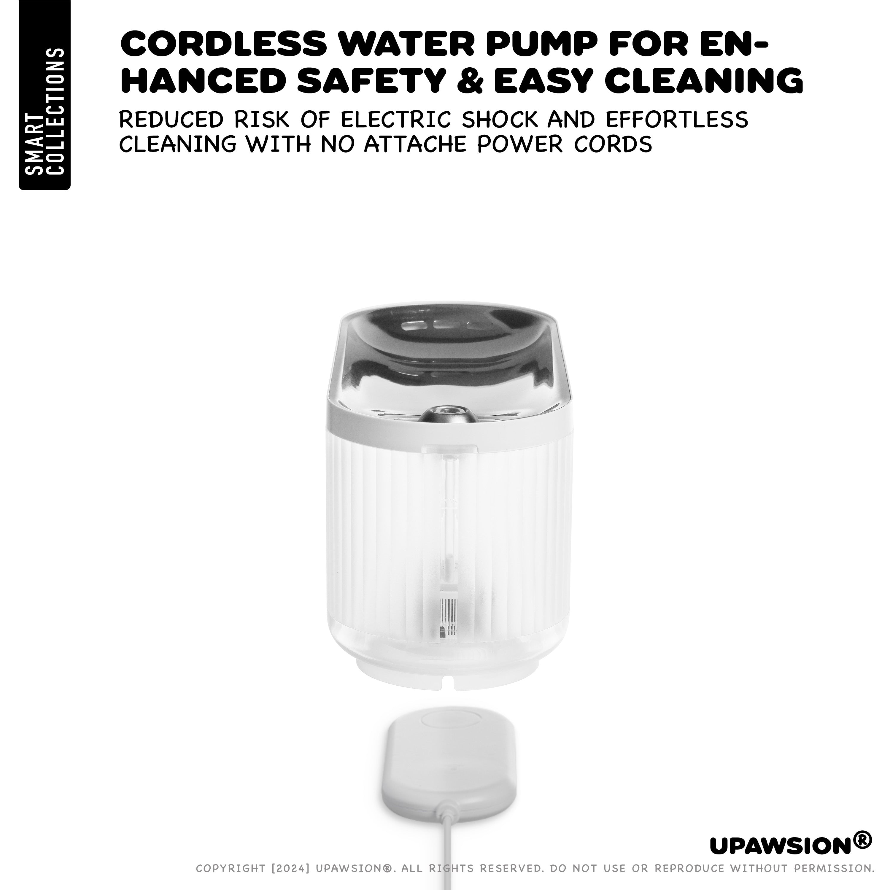 3L Smart Pet Fountain - UPawsion Cuboid Fountain