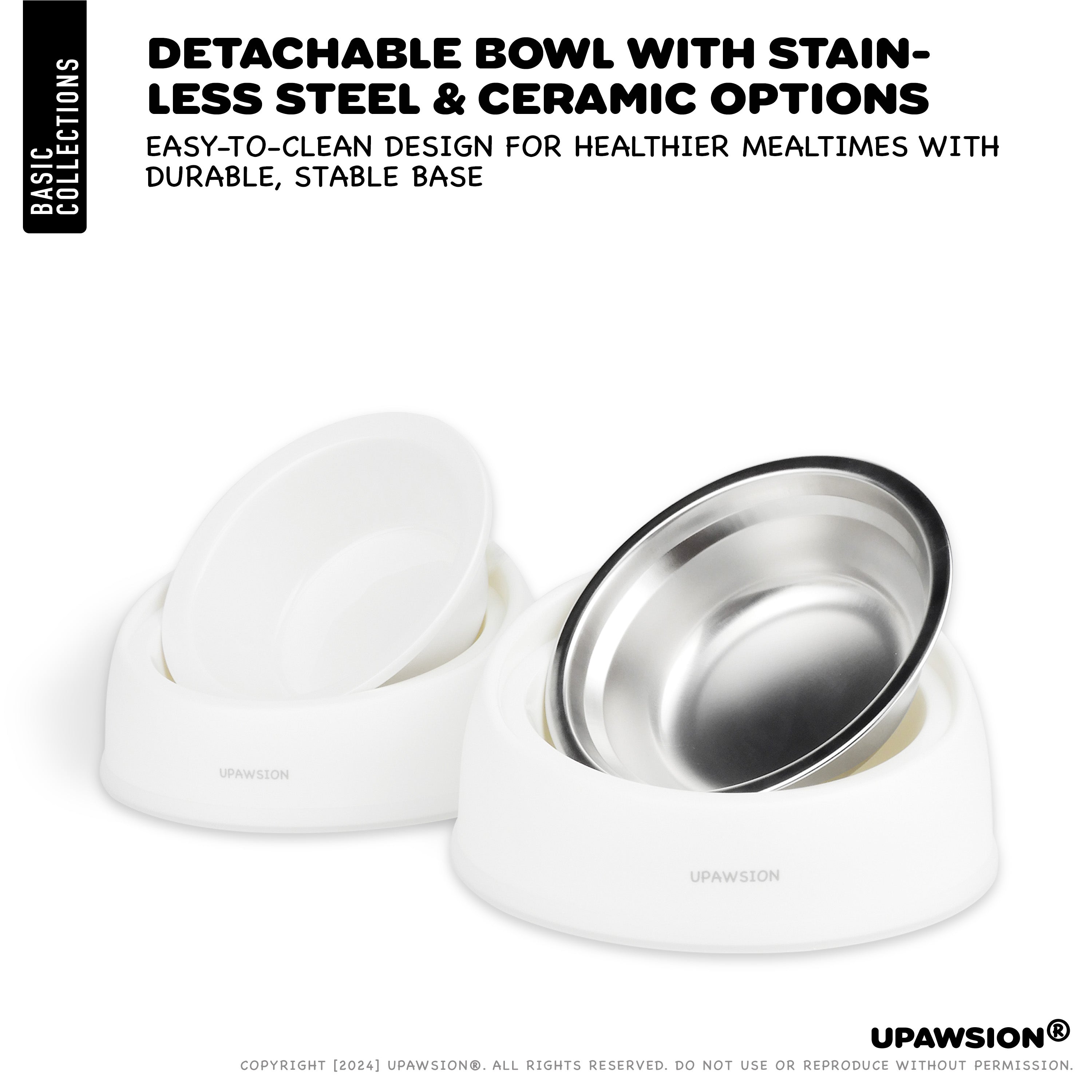 Basic Pet Bowl (Stainless Steel / Ceramic)