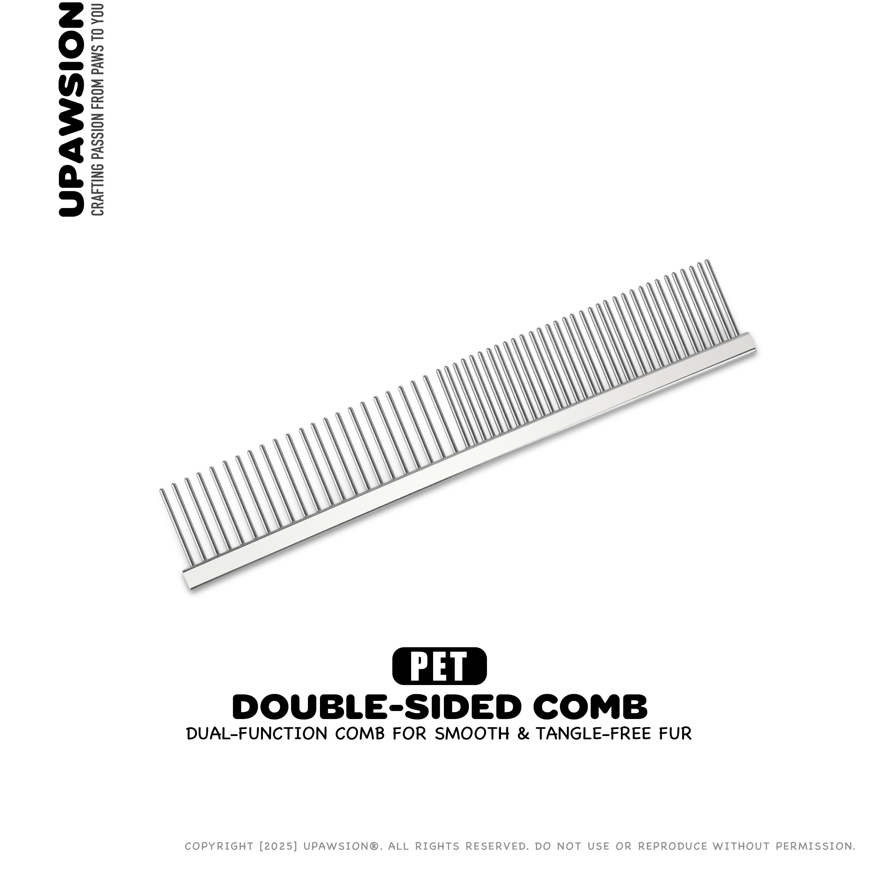 Double-Sided Stainless Steel Pet Comb