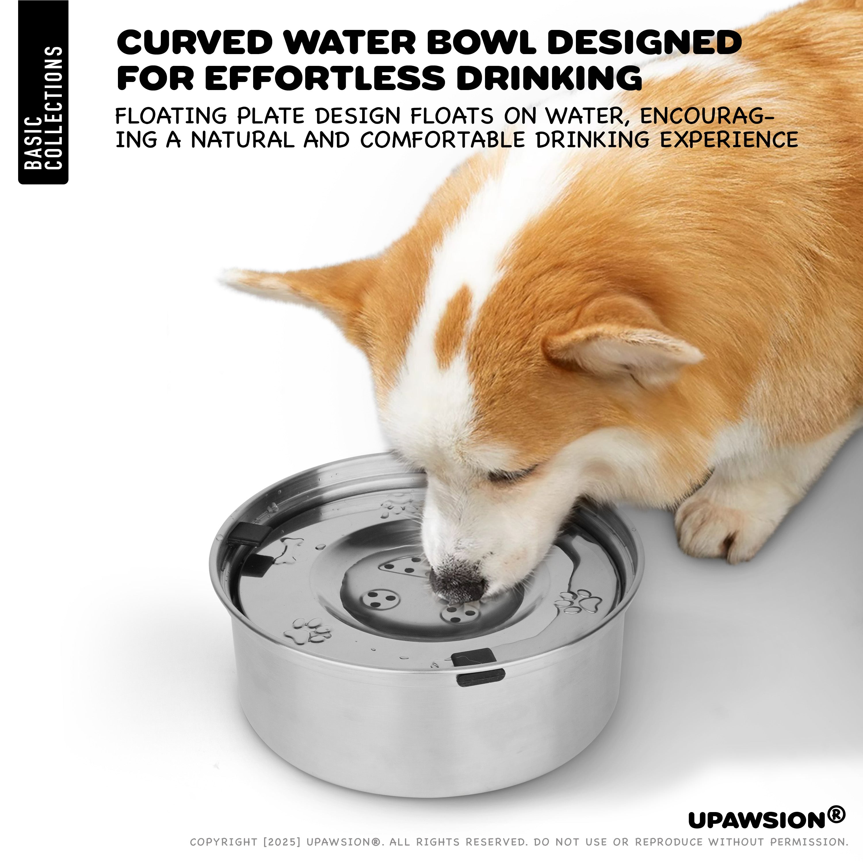 Stainless Steel Floating Drinking Bowl
