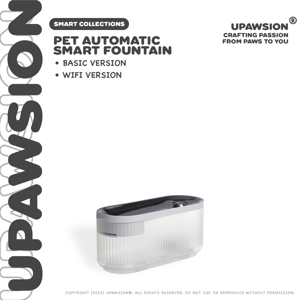 3L Smart Pet Fountain - UPawsion Cuboid Fountain