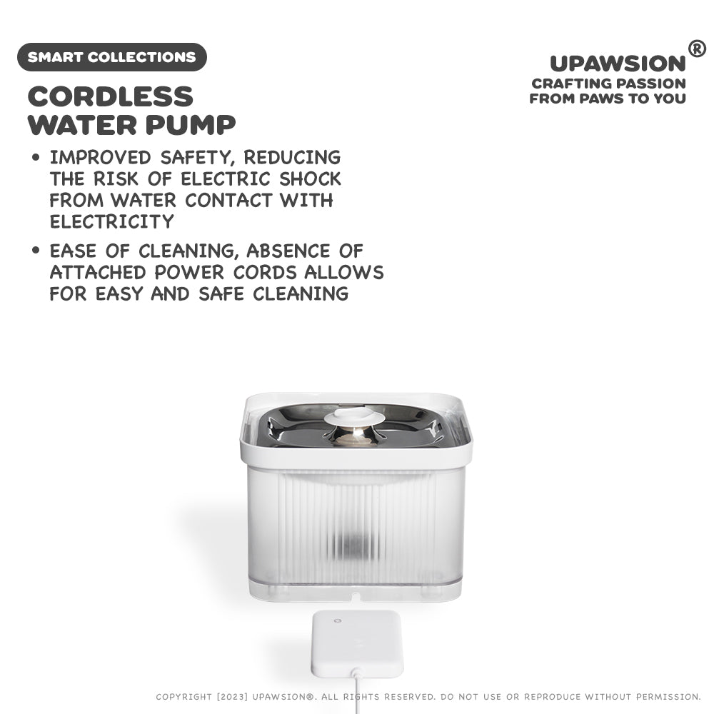 3L Smart Pet Fountain - UPawsion Cube Fountain