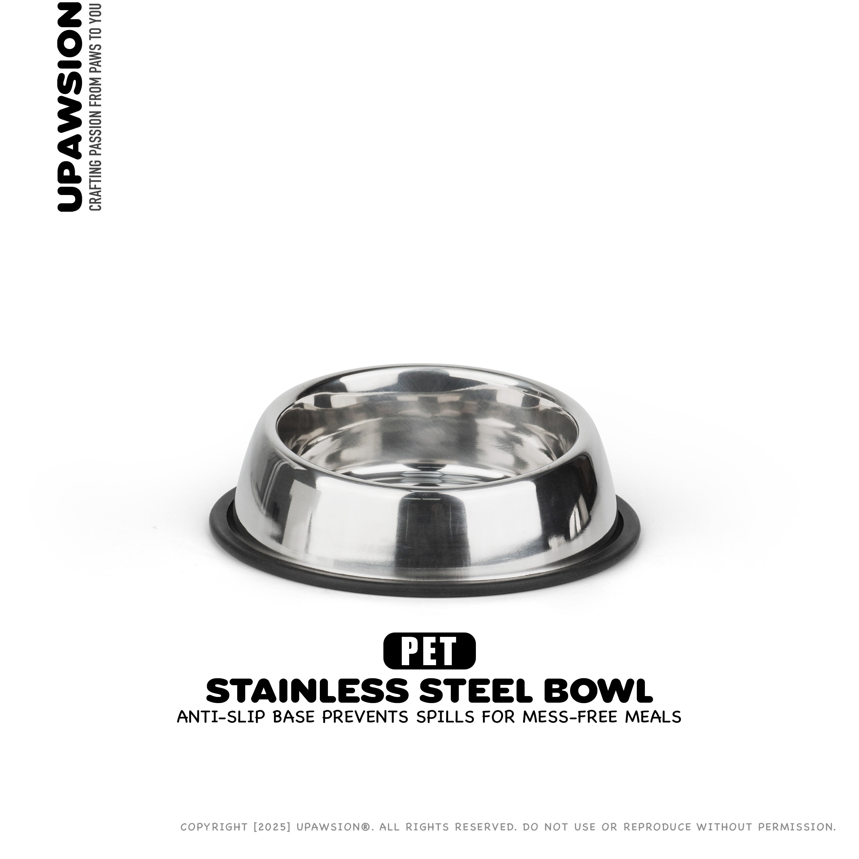 Stainless Steel Anti-Slip Pet Bowl