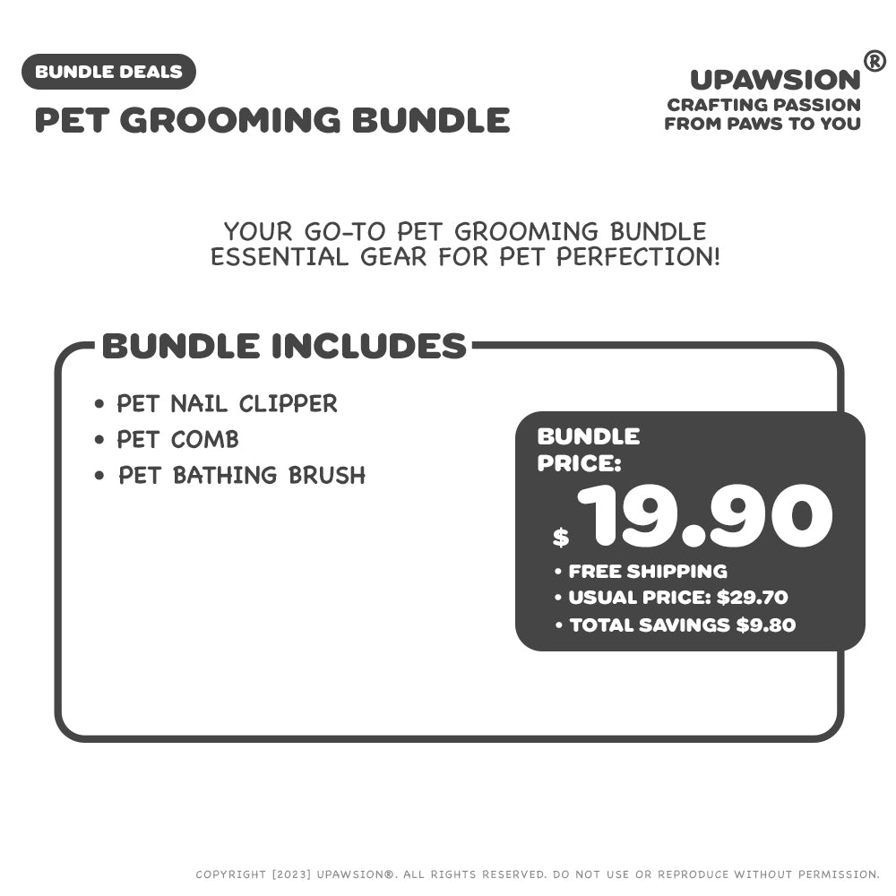 UPawsion Pet Grooming Bundle