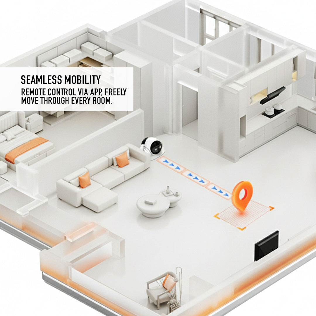 UPawsion Wi-Fi App-Controlled Pet Camera Robot