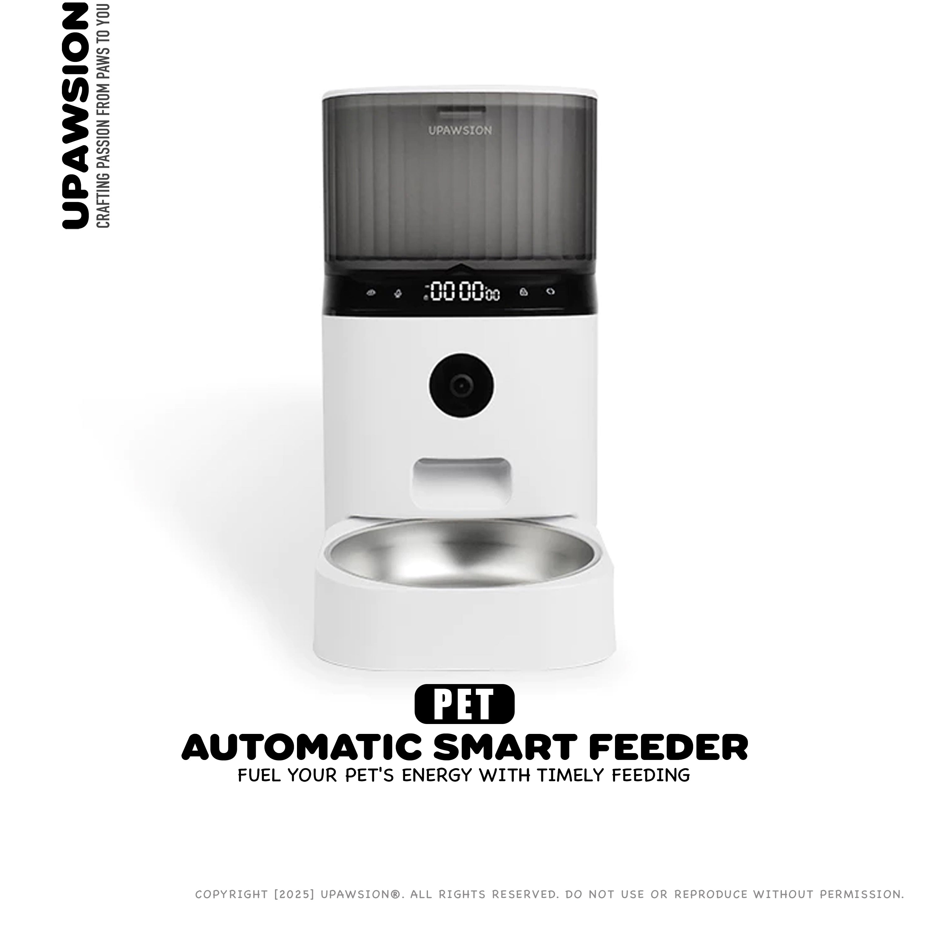 Smart Automatic Pet Feeder - UPawsion Vertical Feeder